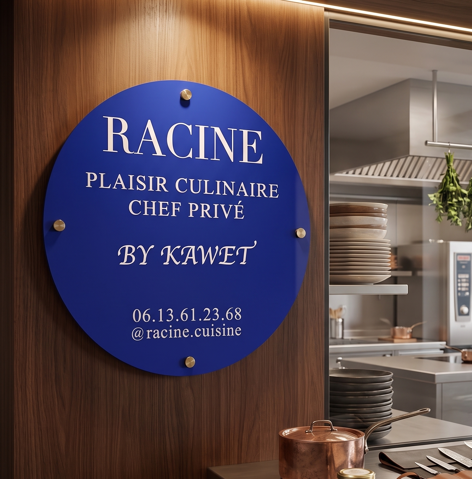 Panneau Plaisirs Culinaires